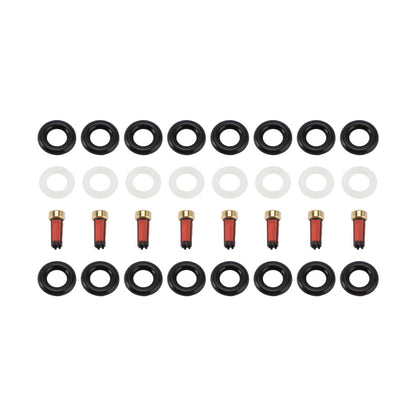 8PCS Fuel Injector Service Kit O-Ring 0280156101 Fit Porsche Cayenne S 4.5L