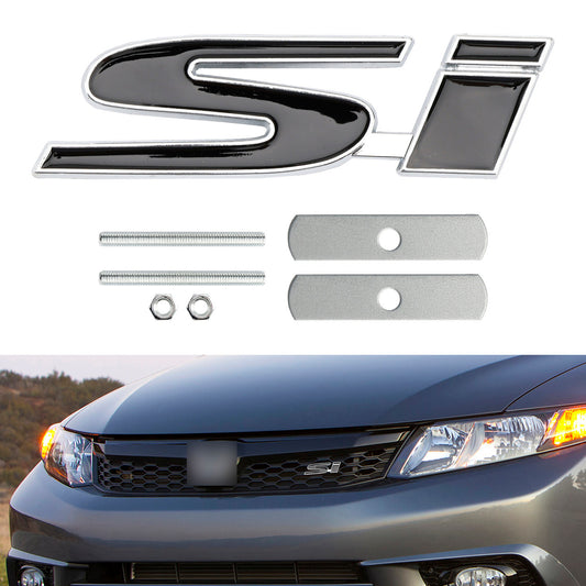 Honda Si Front Grille Emblem Decal Badge
