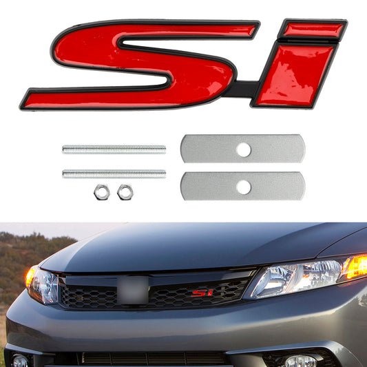 Honda Si Front Grille Emblem Decal Badge