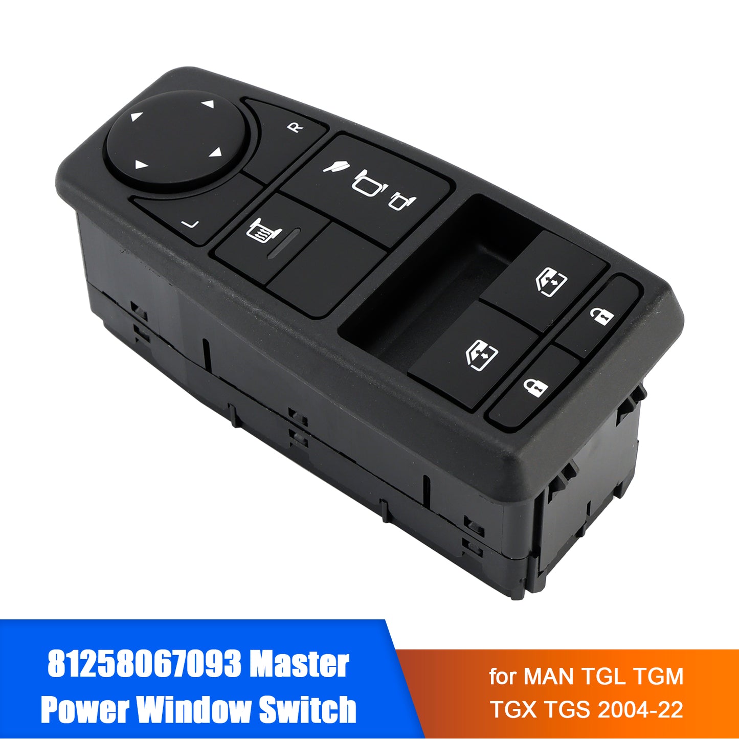 81258067093 Master Power Window Switch for MAN TGL TGM TGX TGS 2004-22