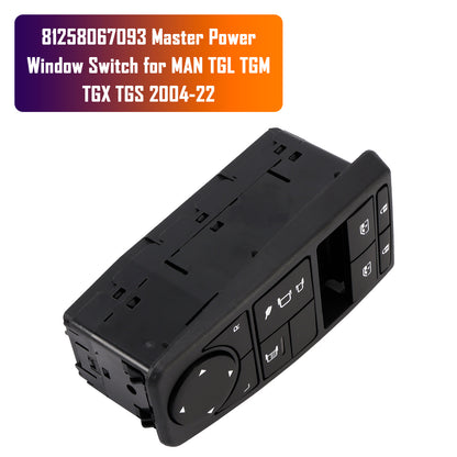 81258067093 Master Power Window Switch for MAN TGL TGM TGX TGS 2004-22