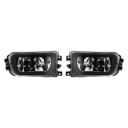 Pair Front Bumper Fog Light Lamp Housing Shell For BMW E39 5-Serise 1995-1998