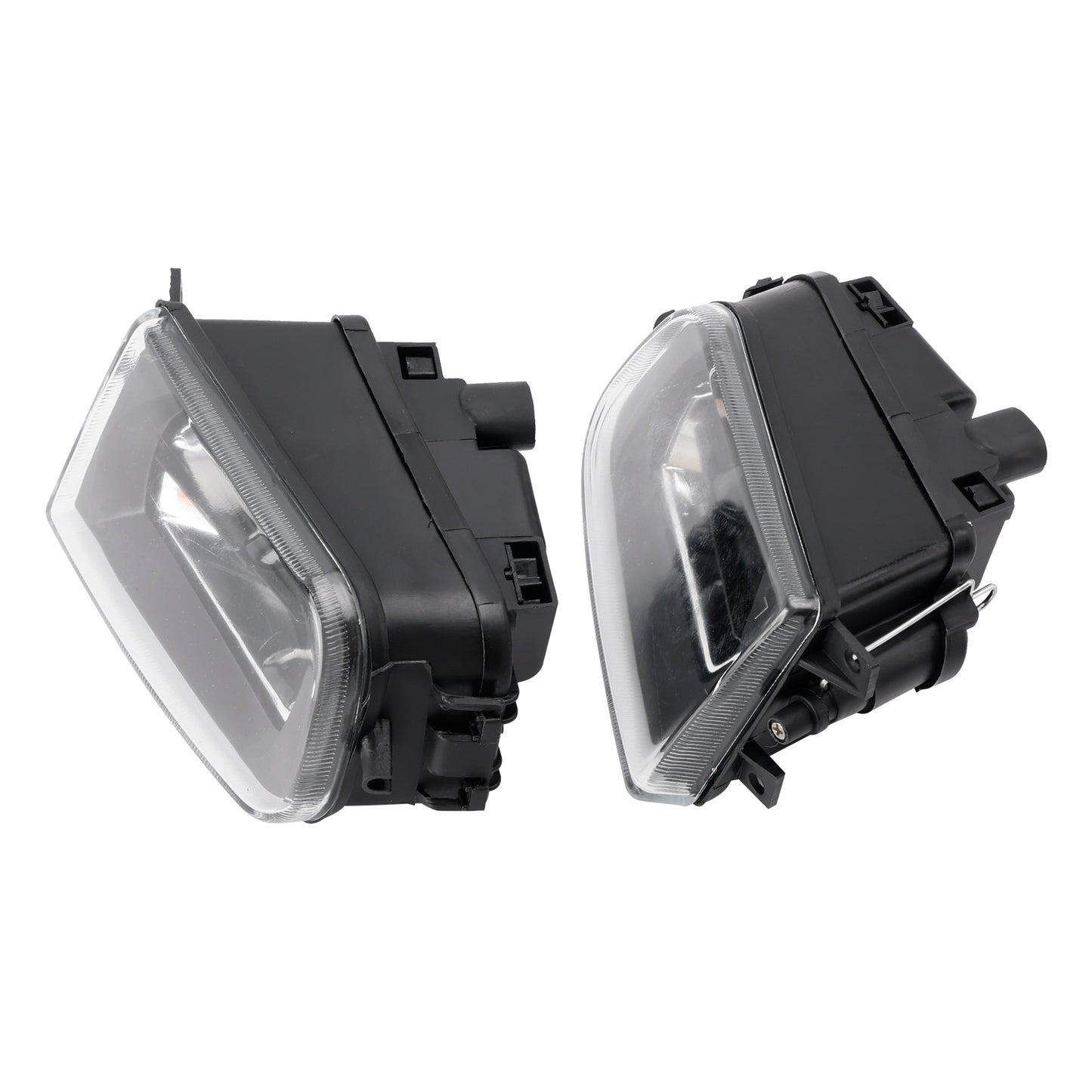Pair Front Bumper Fog Light Lamp Housing Shell For BMW E39 5-Serise 1995-1998