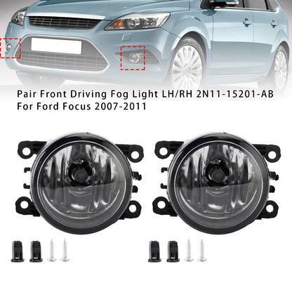 Pair Front Driving Fog Light LH/RH 2N11-15201-AB For Ford Focus 2007-2011