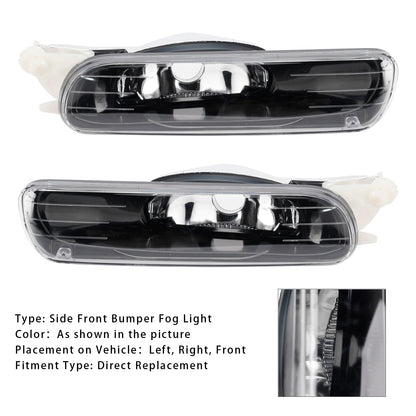Pair Front Bumper Fog Light Without Blubs  For E46 323i 325i 1999-2001（Pre-LCI）