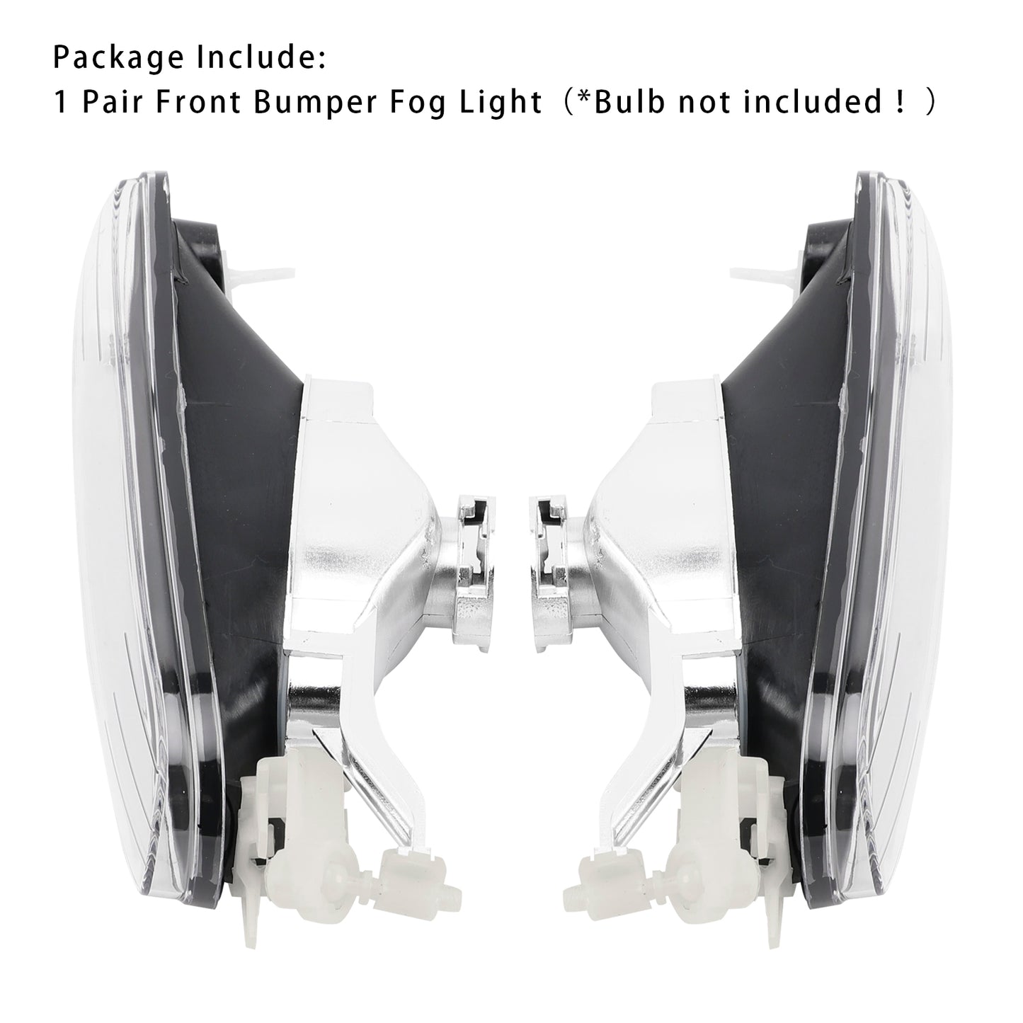 Pair Front Bumper Fog Light Without Blubs  For E46 323i 325i 1999-2001（Pre-LCI）