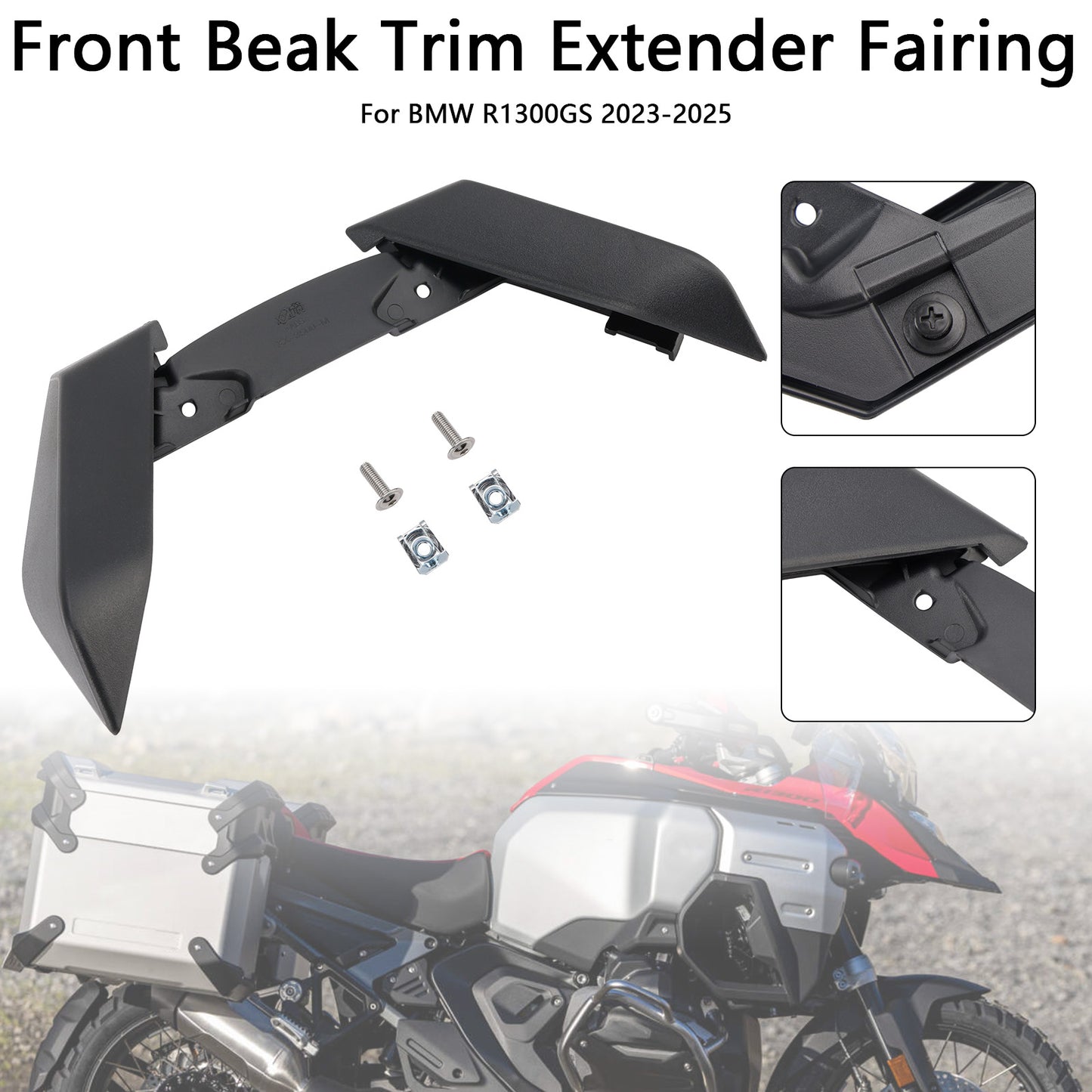 Front Fender Beak Extension Fairing Extender For BMW R1300GS 2023-2025