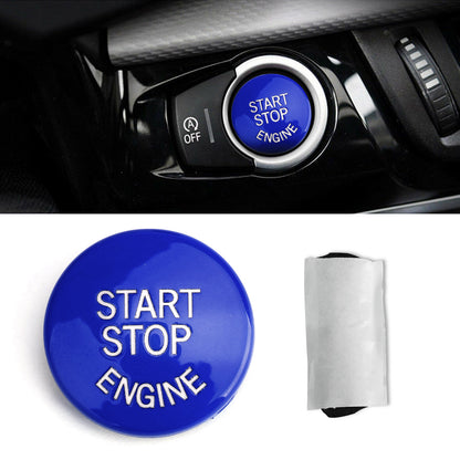 Start Stop Engine Button Switch Cover For BMW E Chassis E90 E91 X5 E70 E60 Blue