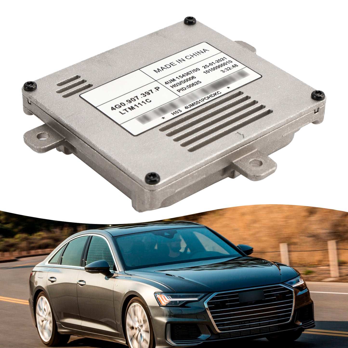 LED Headlight Driver Ballast Module Control Unit 4G0.907.397.P For Audi A6L A7 Q3