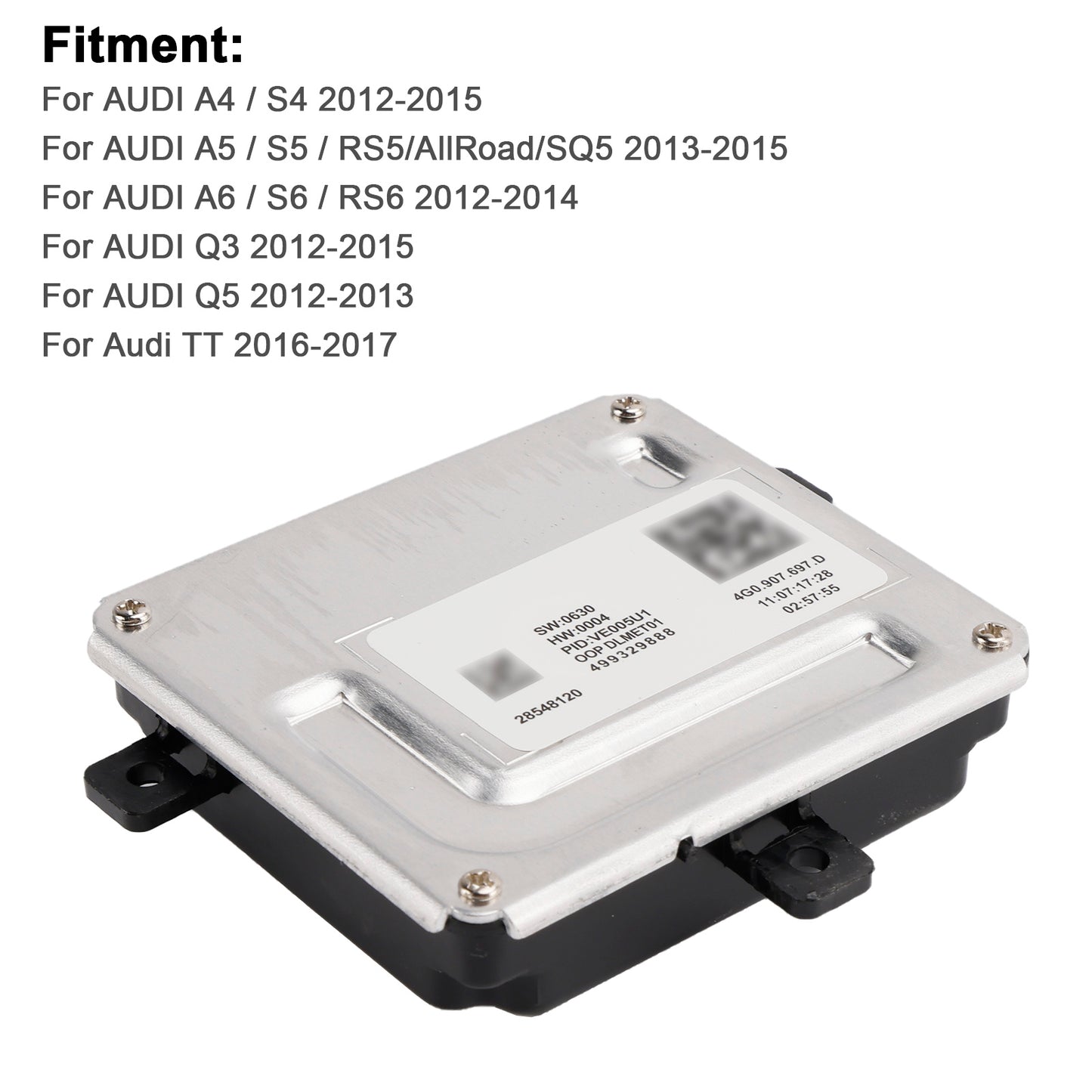 Daytime Running Light Module DRL Control Unit Ballast 4G0.907.697.D For Audi A6L A7 Q3