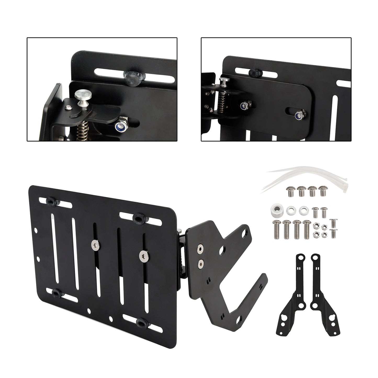 Side License Plate Holder Frame Bracket fit for INDIAN FTR1200 2019-2024