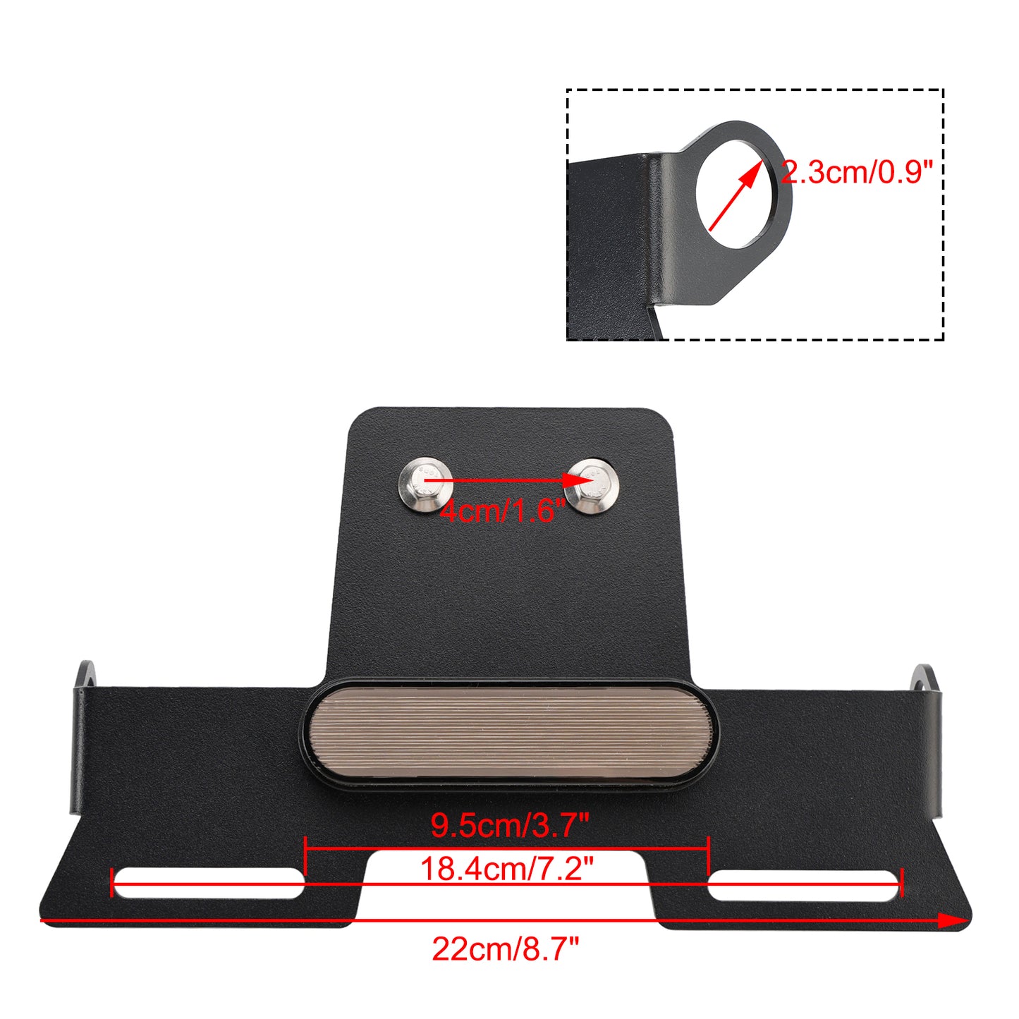 Fender License Plate Holder Bracket fit for Honda CL250 CL300 CL500 SCL500 23-24