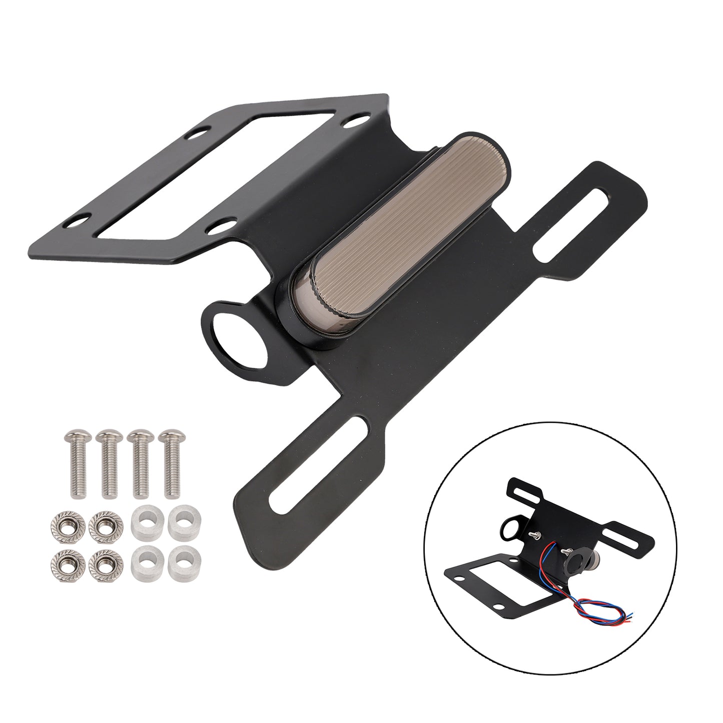 License Plate Holder Frame Bracket fit for Honda CL250 CL300 CL500 SCL500 23-24