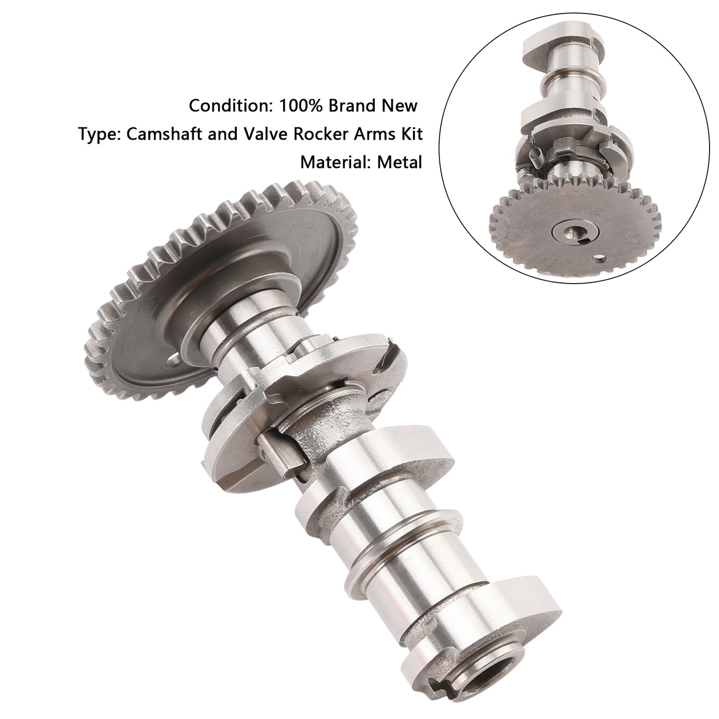 12720-07G00 Exhaust Camshaft For Suzuki LTZ400 LT-Z400 Quadsport Z400 2003 2004