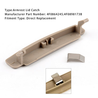 Beige Console Center Armrest Lid Latch For Audi A6 C6 2005-2011 4F0864245