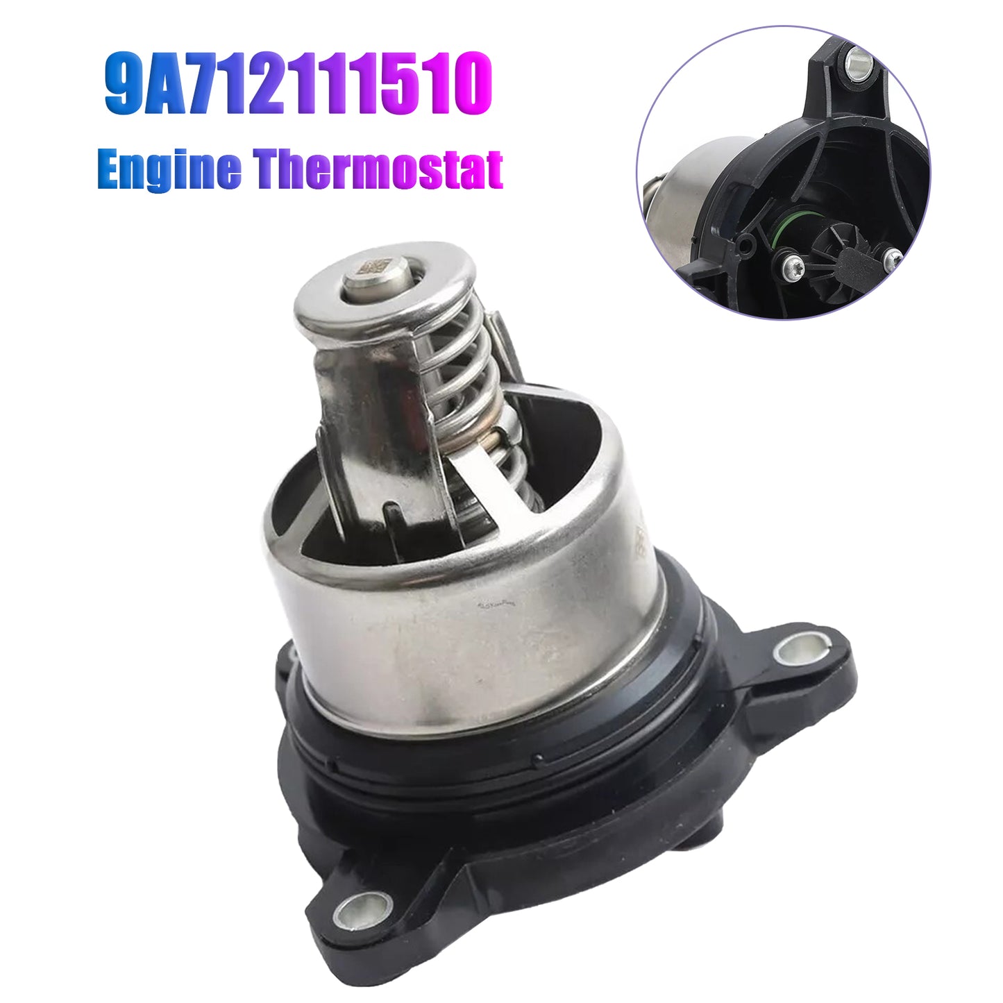 9A712111510 Engine Thermostat for Porsche Cayenne Macan Panamera