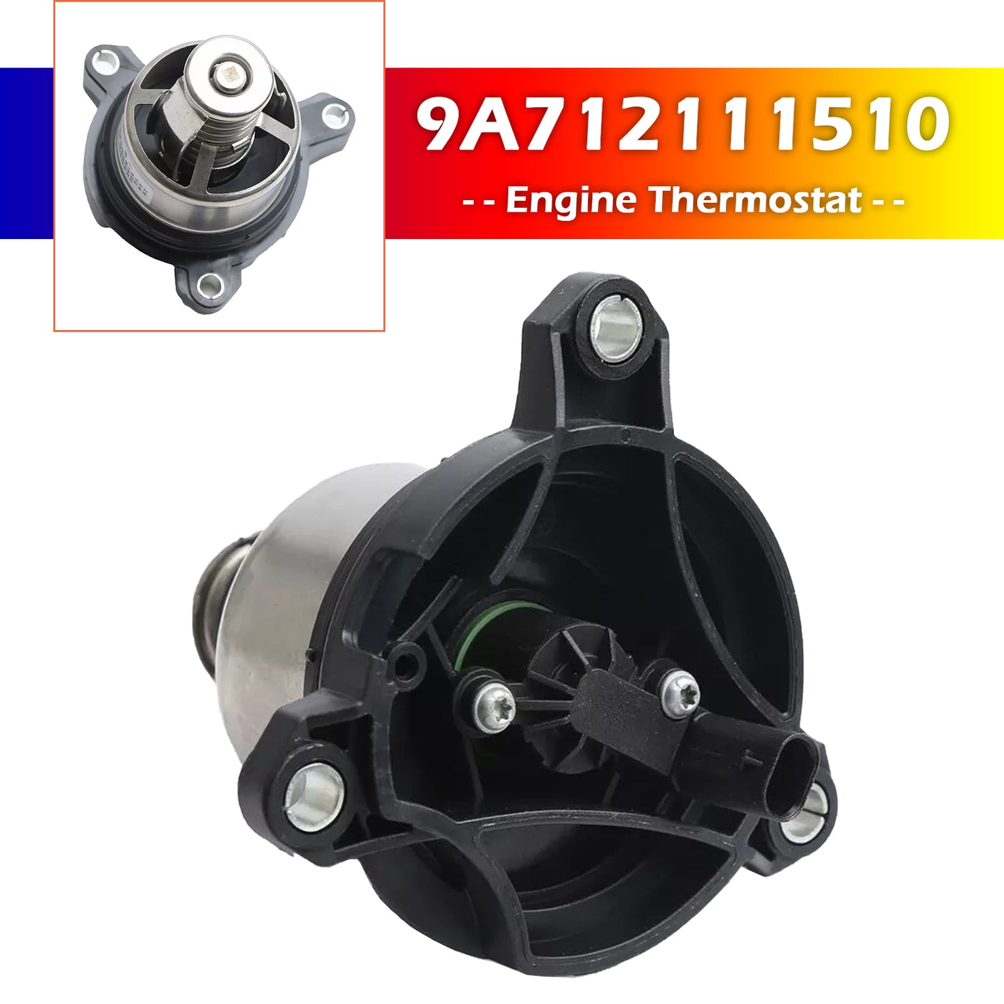 9A712111510 Engine Thermostat for Porsche Cayenne Macan Panamera