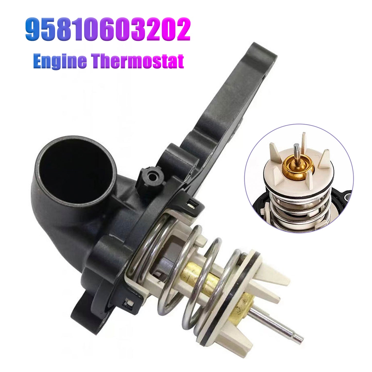 95810603202 Engine Thermostat for Porsche Cayenne Hybrid 11-18 110C