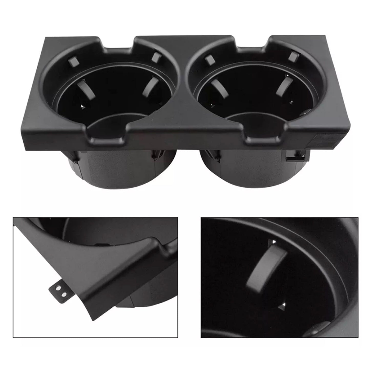 1999-2005 BMW E46 51168217953 Black Front Center Console Cup Holder Coin Holder