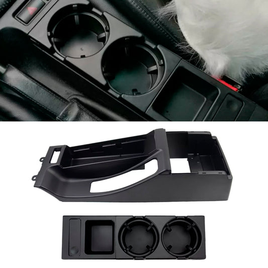BMW 3 Series E46 320i 325i 330i 51168218305 Black Center Console Trim Base Cup Coin Holder