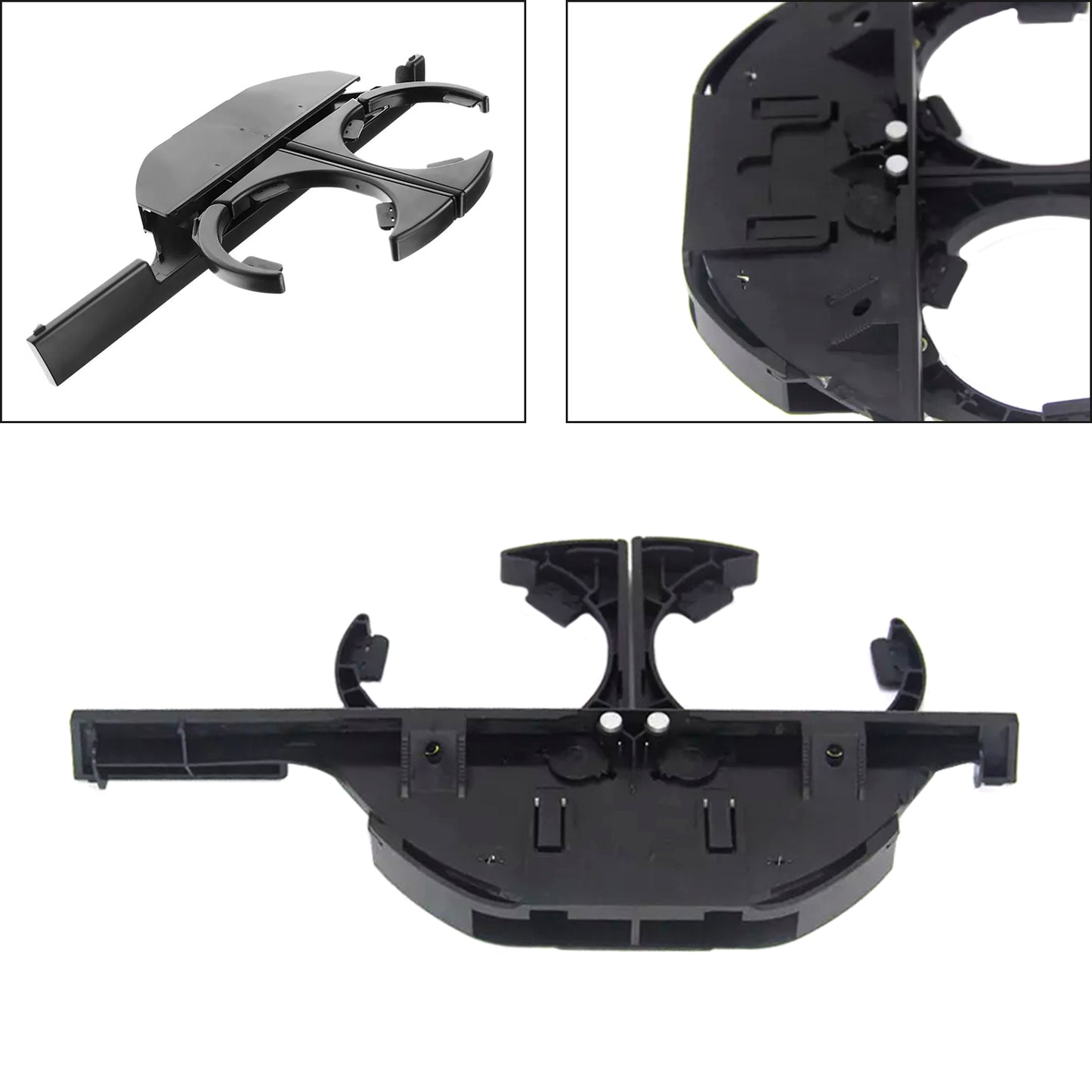 2001-03 BMW 525i Dash Mounted Cup Holder51168190205New Black Console Front Cup Holder