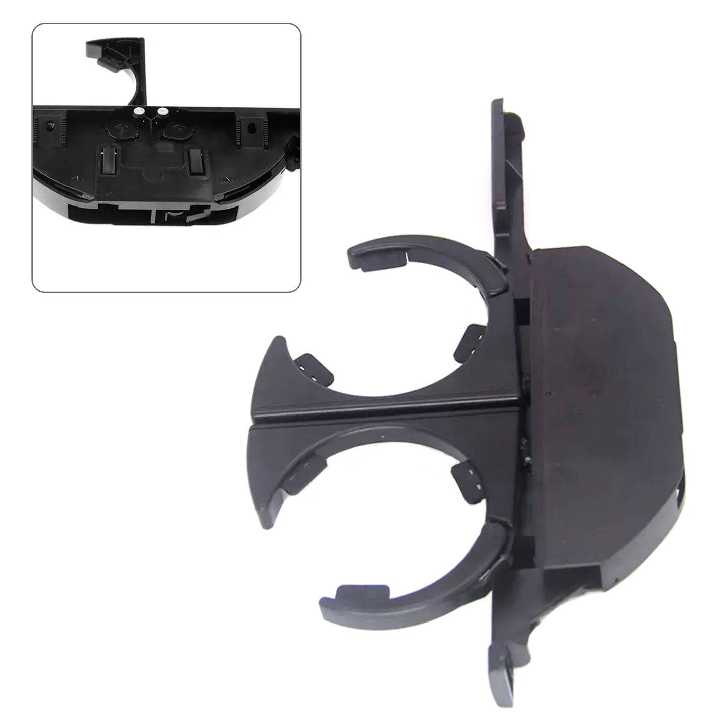 2001-03 BMW 525i Dash Mounted Cup Holder51168190205New Black Console Front Cup Holder
