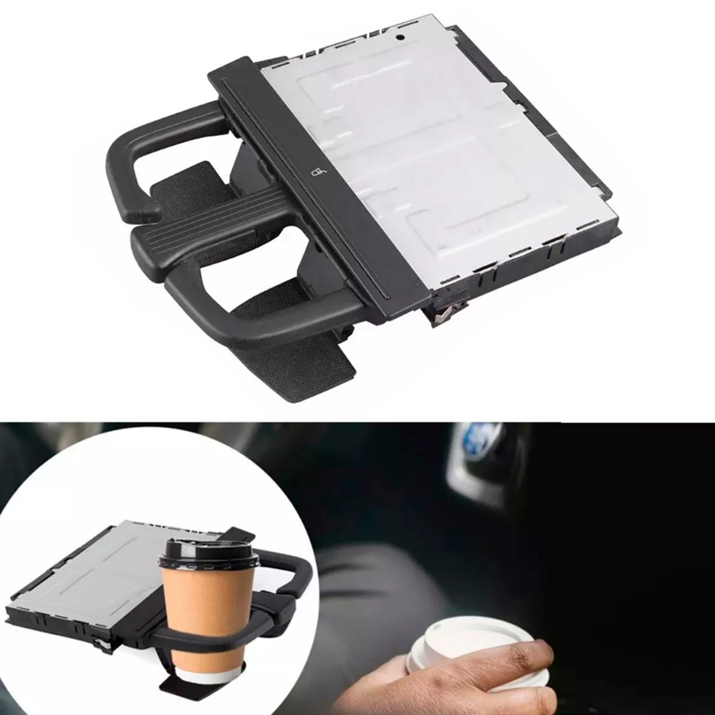 VW Jetta For Audi 8P0885995B Folding Car Center Console Cup Holder