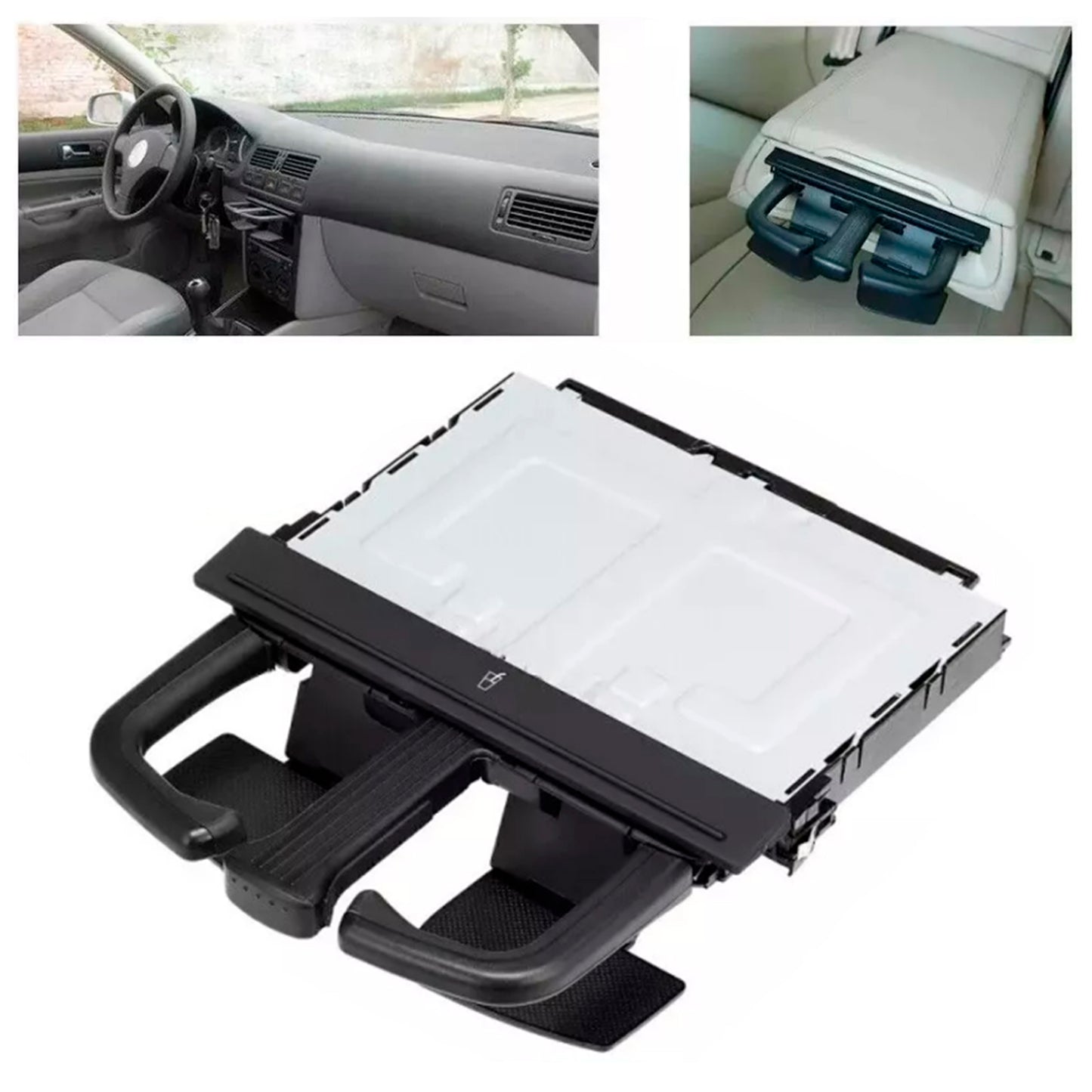 VW Jetta For Audi 8P0885995B Folding Car Center Console Cup Holder