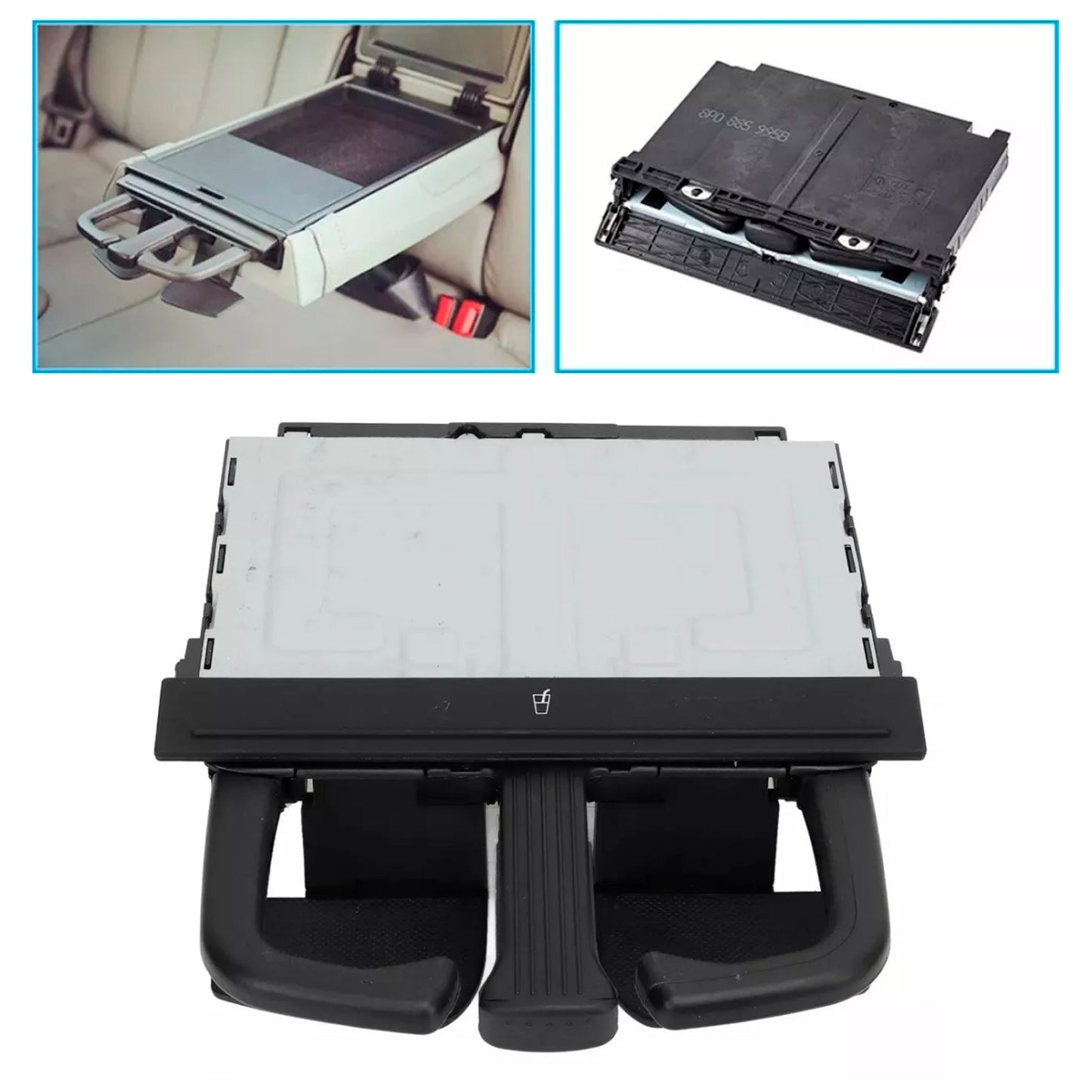 VW Jetta For Audi 8P0885995B Folding Car Center Console Cup Holder