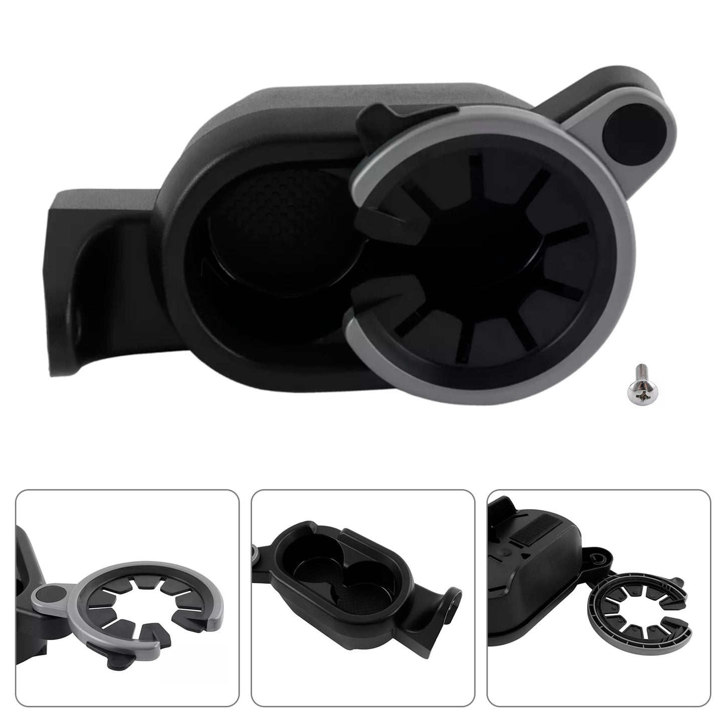 02/12- C451ev fortwoA4518100370Car Center Console Cup Drink Bottle Holder