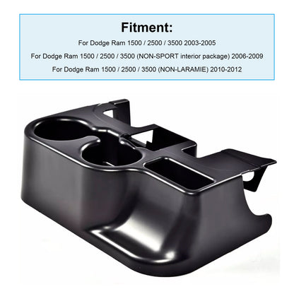 2003-2005 Dodge Ram 1500 / 2500 / 35005FR421AZCenter Console Cup Holder Matte Black