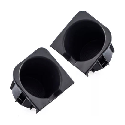 2005-2017 Toyota Tacoma 2PCS Right+Left Black Center Console Cup Holder Insert