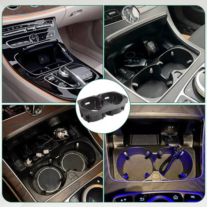 2013- Mercedes C-Class W2052056800691Front Dual Cup Holder Black