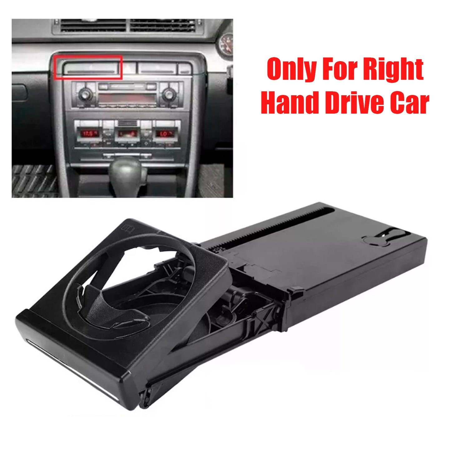 2001-2008 Audi B6 A4/Avant8E2862534KCup Holder Retractable Right Hand Drive