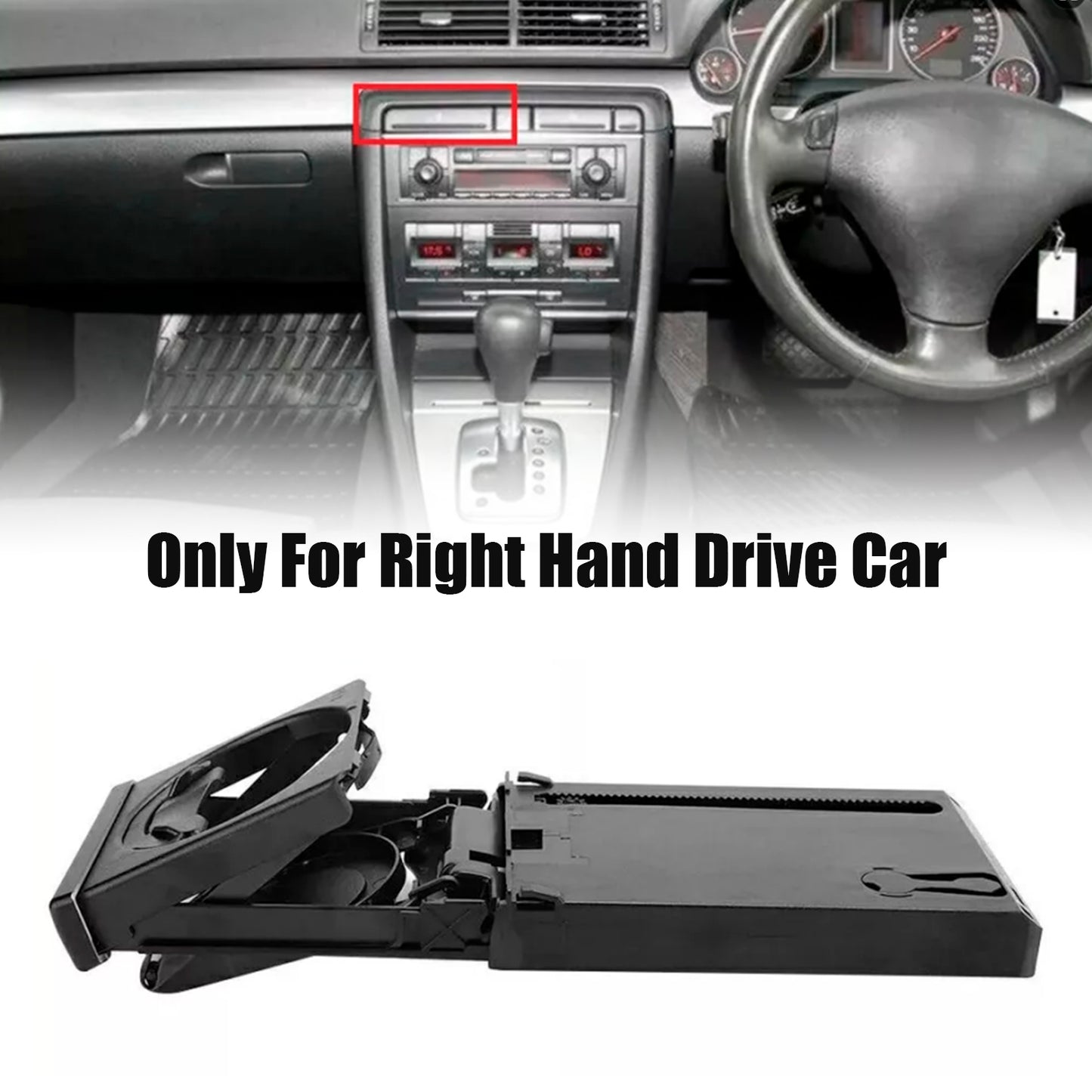 2001-2008 Audi B6 A4/Avant8E2862534KCup Holder Retractable Right Hand Drive