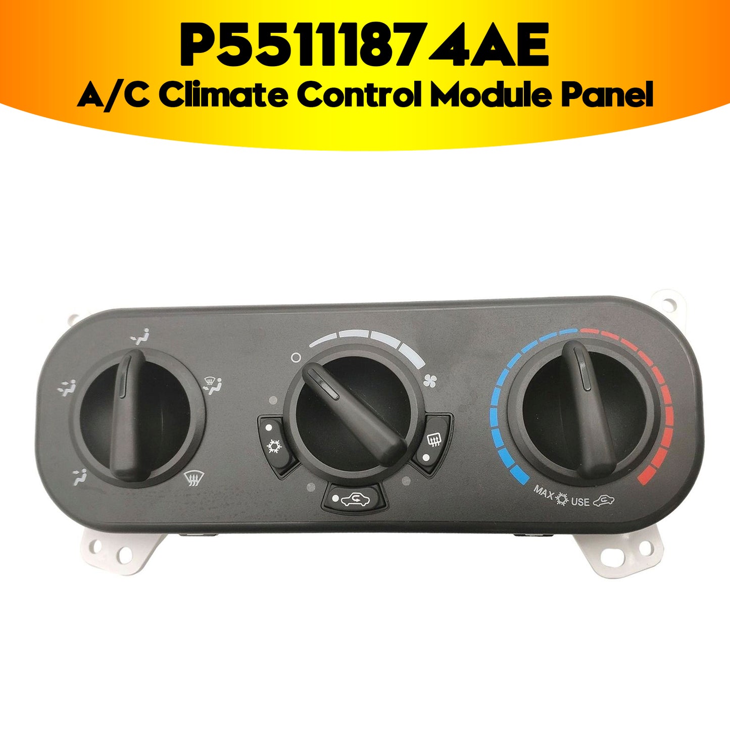 2007-2009 Jeep CompassP55111874AFA/C Climate Control Module Panel