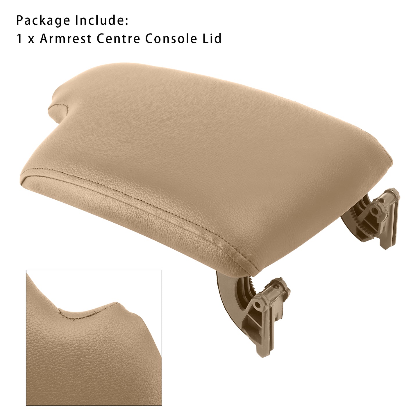 BMW E90 E91 E92 E93 51169134486 Beige Leather Armrest Centre Console Lid