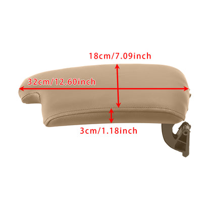 BMW E90 E91 E92 E93 51169134486 Beige Leather Armrest Centre Console Lid