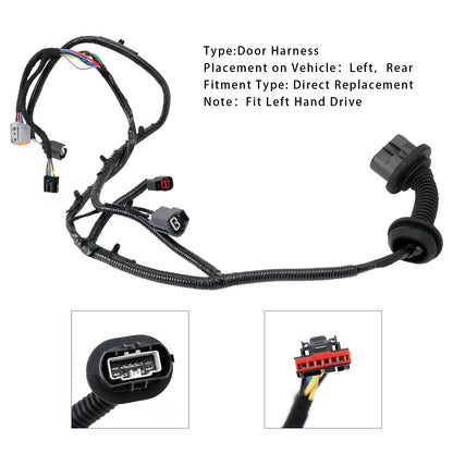 Left-Rear Door Harness with Rear Heated Seats AL3Z-14631-AAA For Ford  F-150 2010-2014