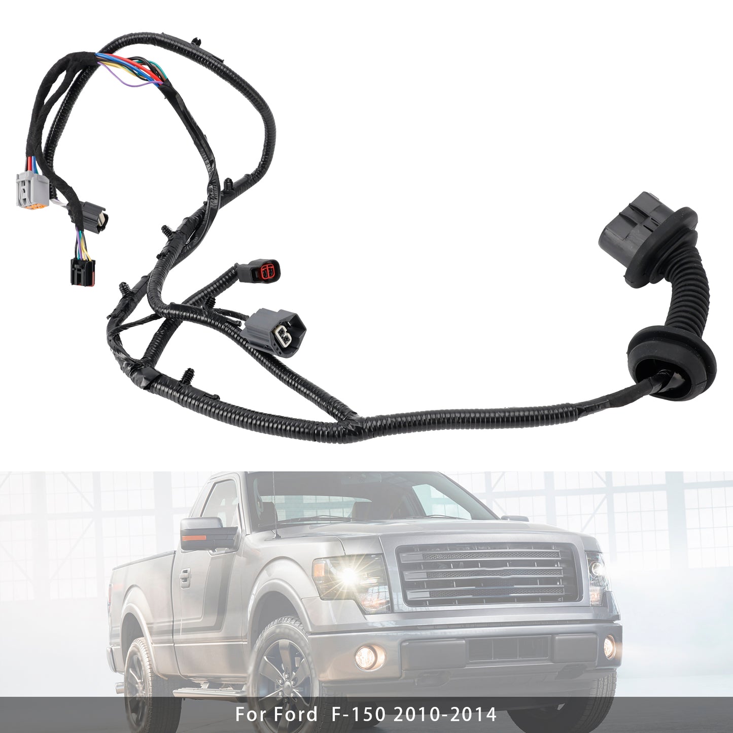 Left-Rear Door Harness with Rear Heated Seats AL3Z-14631-AAA For Ford  F-150 2010-2014