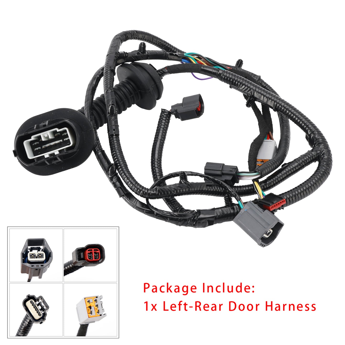 Left-Rear Door Harness with Rear Heated Seats AL3Z-14631-AAA For Ford  F-150 2010-2014