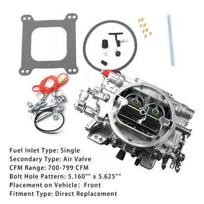 4 Barrel 1407 Carburetor 750 CFM Manual Choke