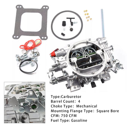 4 Barrel 1407 Carburetor 750 CFM Manual Choke