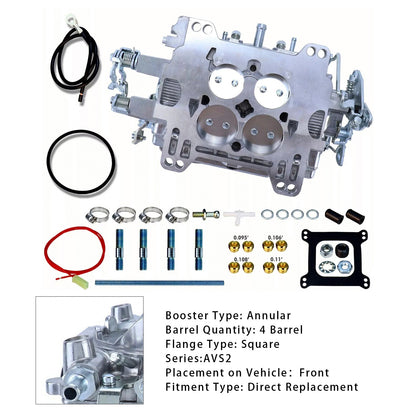 4 Barrel 1905 AVS2 Carburetor 650CFM Manual Choke