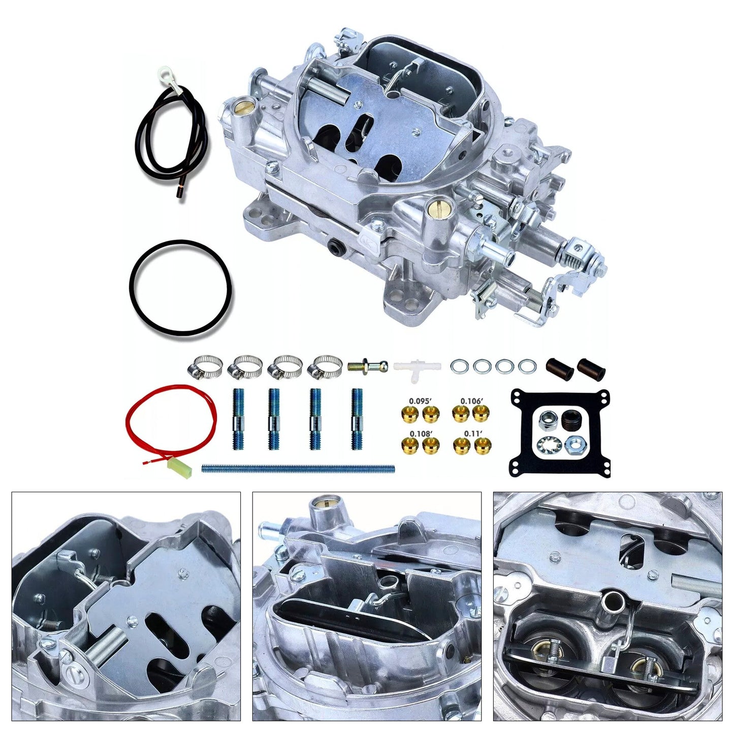 4 Barrel 1905 AVS2 Carburetor 650CFM Manual Choke