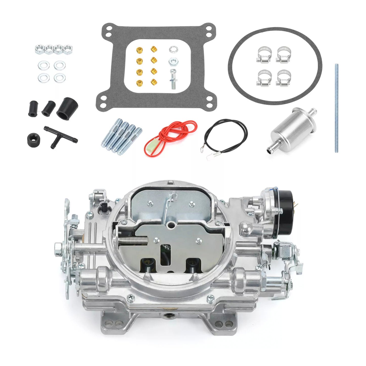 4 Barrel 1906 AVS2 Carburetor 650 CFM Electric Choke For GMC 1980-1987
