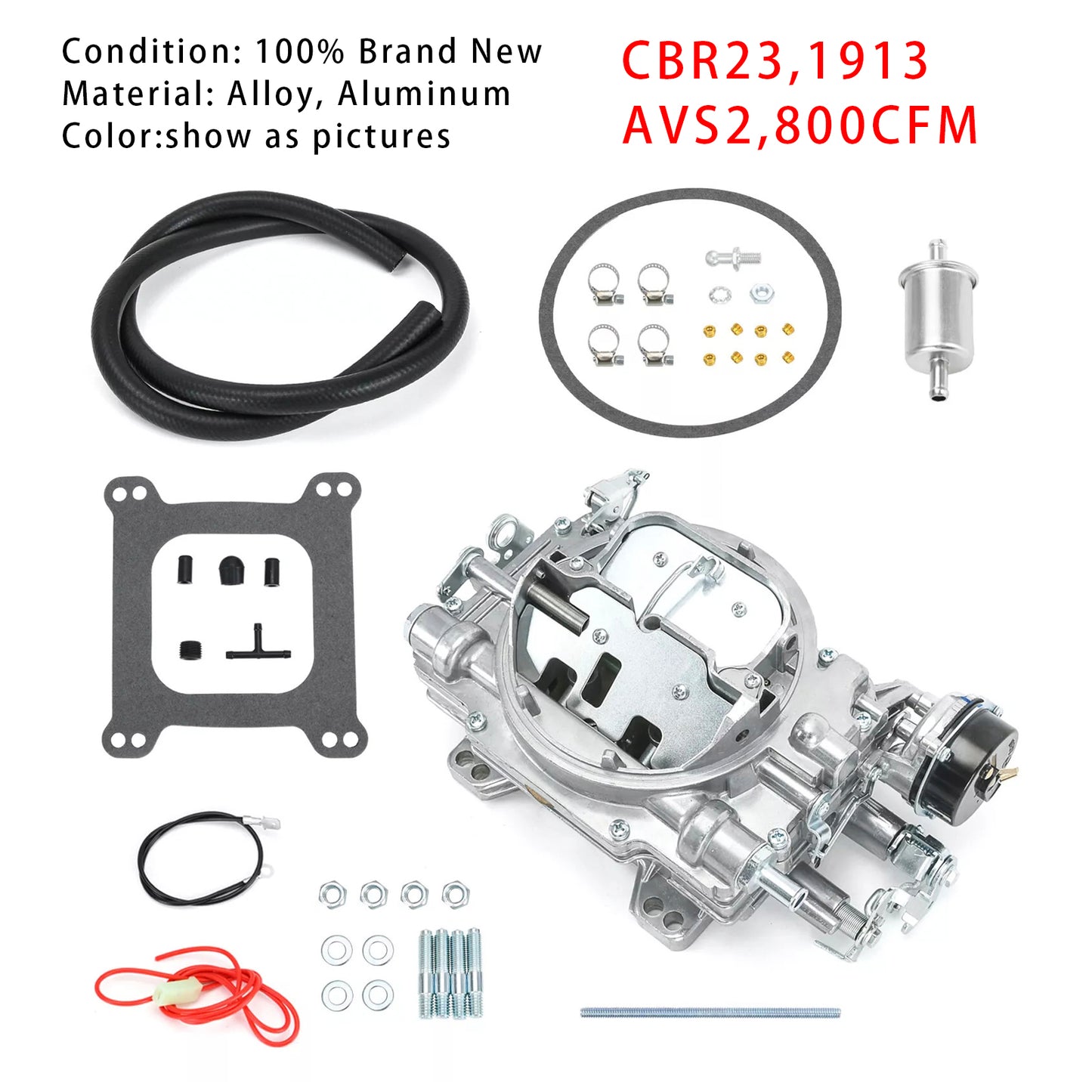 4 Barrel 1913 AVS2 Carburetor 800 CFM Electric Choke