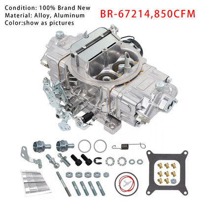 BR-67214 Quick Fuel Carburetor 850 CFM Mechanical Secondary