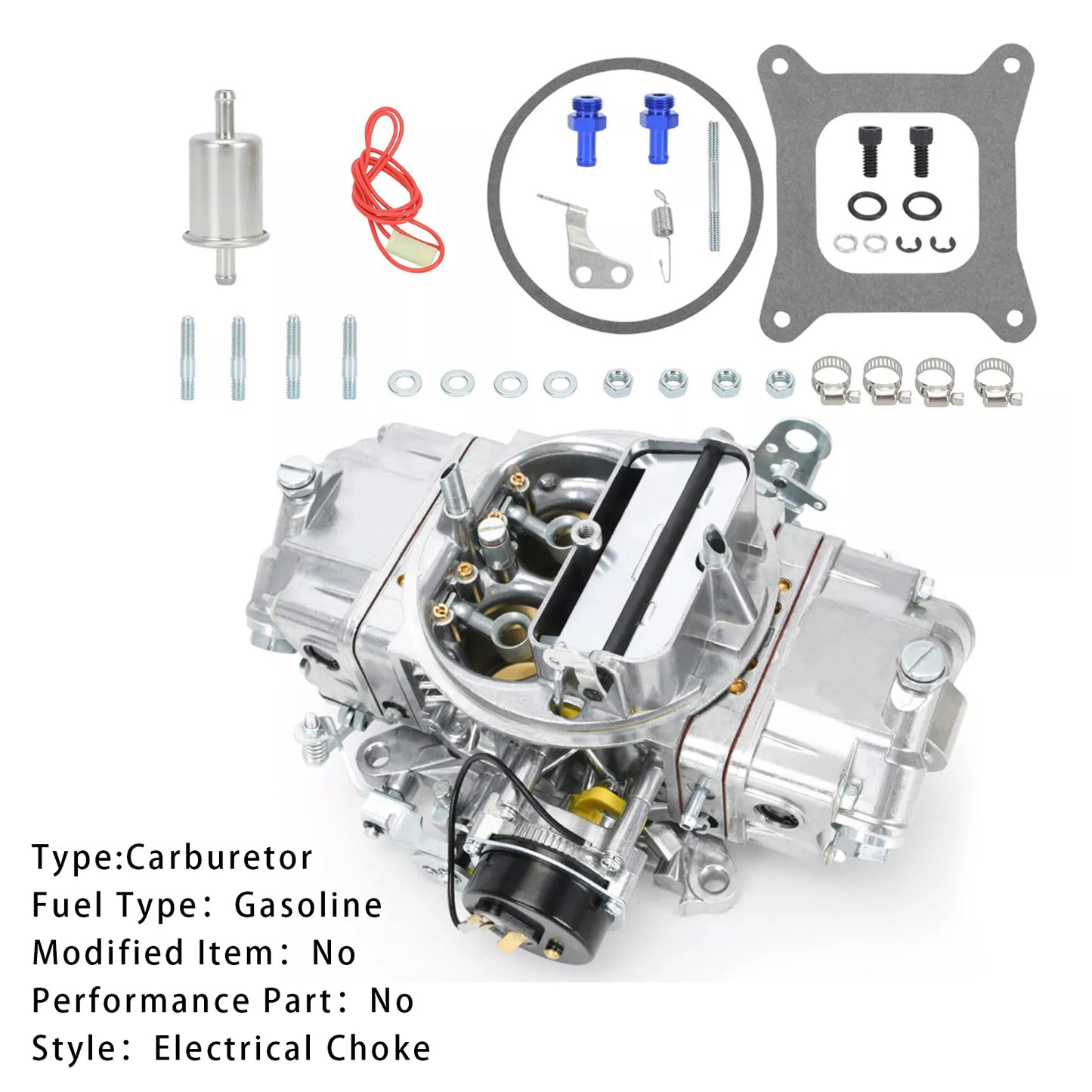 BR-67213 Carburetor 4 Barrel 750 CFM Double Pumper Carb E-Choke