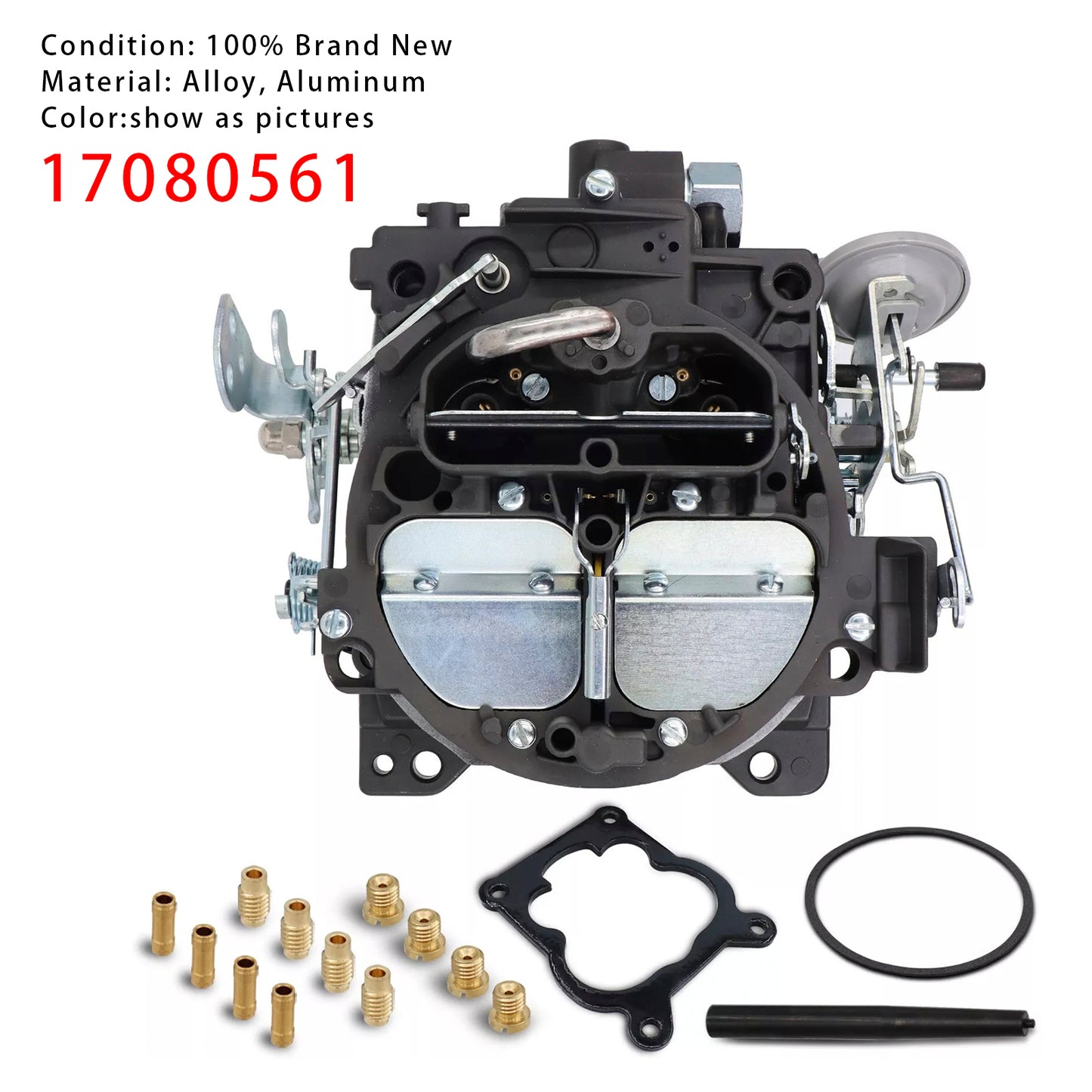 17080561 Marine Carburetor 4 Barrel 350 Engine